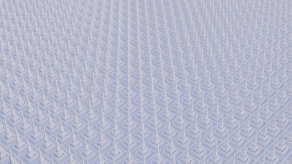 Naklejka premium White abstract texture. 3D Abstract Geometric Structure in White