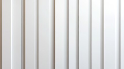 Fototapeta premium Elegant minimalist design featuring white vertical panel background with varying beige and cream vertical lines