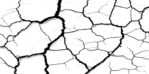 Black and white grainy halftone texture. Dust overlay textured scratched glitch effect for design vector Distress Grunge Texture. Seamless Pattern. Halftone Old, Retro Background. Broken, Cracked.  