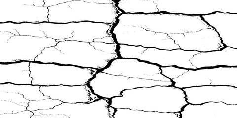 Black and white grainy halftone texture. Dust overlay textured scratched glitch effect for design vector Distress Grunge Texture. Seamless Pattern. Halftone Old, Retro Background. Broken, Cracked.  