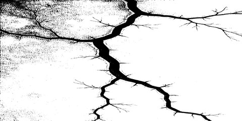 Black and white grainy halftone texture. Dust overlay textured scratched glitch effect for design vector Distress Grunge Texture. Seamless Pattern. Halftone Old, Retro Background. Broken, Cracked.  