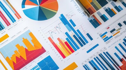 Workspace featuring a report on economic shifts, business growth strategies, and trend data.