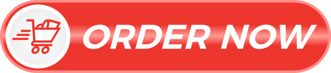 order now button for web design, online shopping web banners. Order now icon, order now promotion.Vector illustration, logo, template