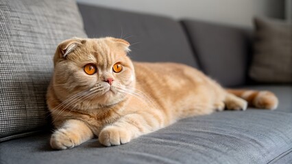 cat lying on the floor