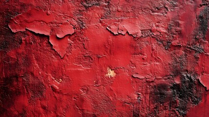 High-Quality Red Wall Texture Abstract Grunge Backdrop for Artistic Designs