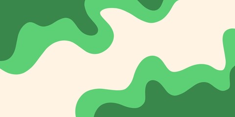 Pastel green wave aesthetic background suitable for card templates
