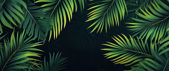Fototapeta premium Lush Tropical Foliage