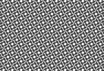 A geometric pattern of grey square origami folds is neatly arranged on a clean white background. This minimalist design exudes a modern and elegant feel, suitable for various design purposes.