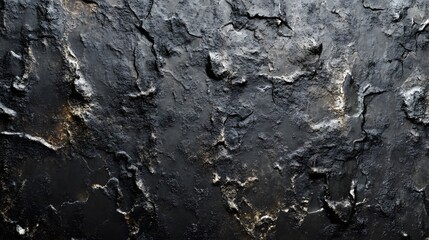 High-Quality Close-Up of Black and Gray Textured Weathered Metal Background