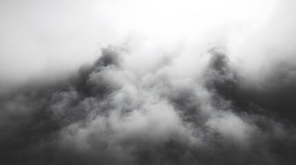 Obraz premium Enigmatic Black Fog in a Dreamy Atmosphere