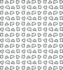 Texture in the form of line shapes with dots inside.