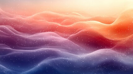 Obraz premium Ethereal Abstract Waves in Soft Pastel Hues with Sparkling Texture