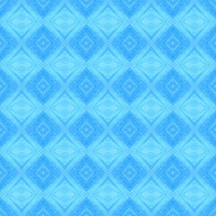 Blue gradient watercolor ornamental mosaic texture