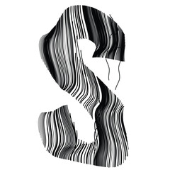 Vine Alphabets - Letter S