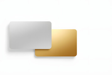 Blank credit card template