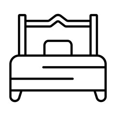 Single Bed Icon