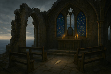 Fototapeta premium Broken chapel