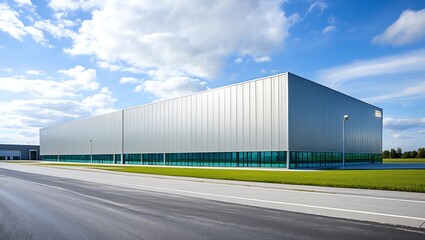 Obraz premium Factory building warehouse