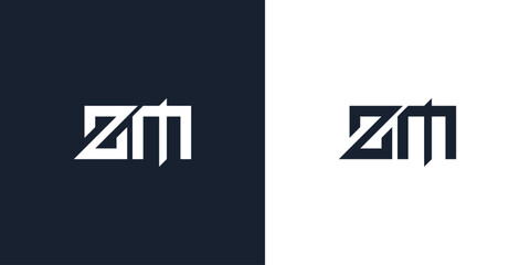 Modern ZM Lettermark Logo Design