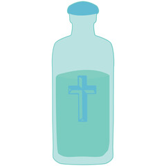 Fototapeta premium Bottle of holy water.