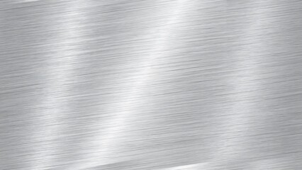 Abstract Brushed Metal Texture Background Grey Silver Metallic Surface Shiny Steel Design Illustration