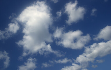 blue sky cloud gradient light white background.
