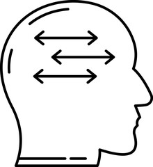 think Illustration on a white background.