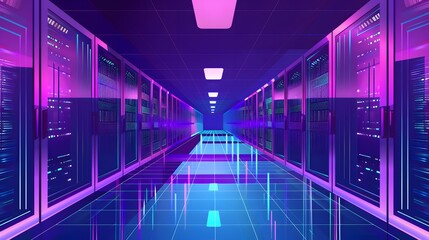 Fototapeta premium abstract 3d render of a tunnel