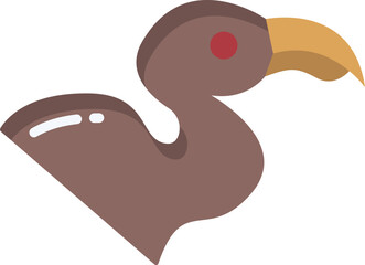 vulture Illustration on a white background.