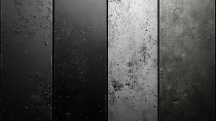 Obraz premium Grungy metal panel background featuring rust, scratches, and aged textures.
