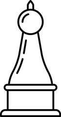 chess piece Illustration on a white background.