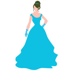 bride in wedding dress