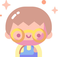 educator Illustration on a white background.