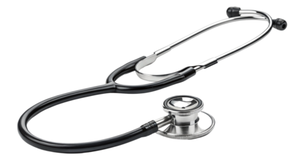 stethoscope on white background 