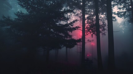 dark aesthetic forest background