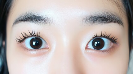 Fototapeta premium Beautiful eyes captivating close-up portraits in an artistic photography studio