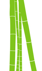 Bamboo vector silhouette