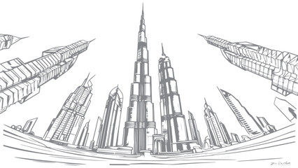 hand drawn sketch of a sketch of the house