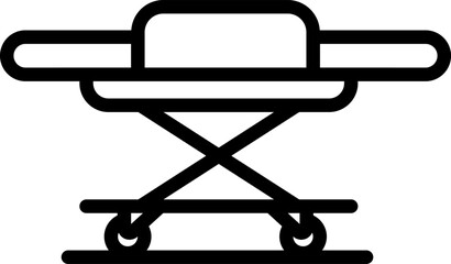 stretcher Illustration on a white background