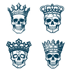 skull with crown