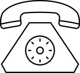 telephone Illustration on a white background (1)