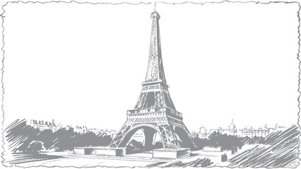 vintage eiffel tower