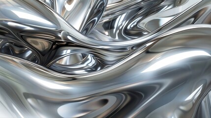 Liquid Metal Aesthetic