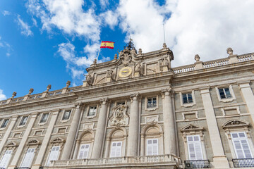 Fototapeta premium The Royal Palace in Madrid, Spain 