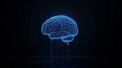 Digital Brain Illustration