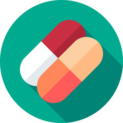 capsules Illustration on a white background.