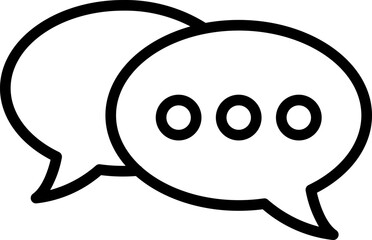 chatting Illustration on a white background.
