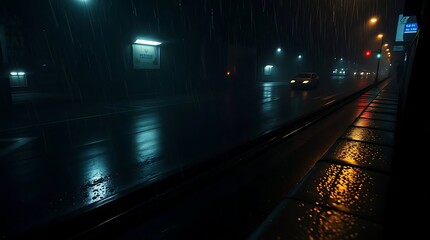 Rainy Night Road Trip