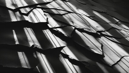 black and white wall