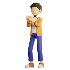 3d man with handcuffs